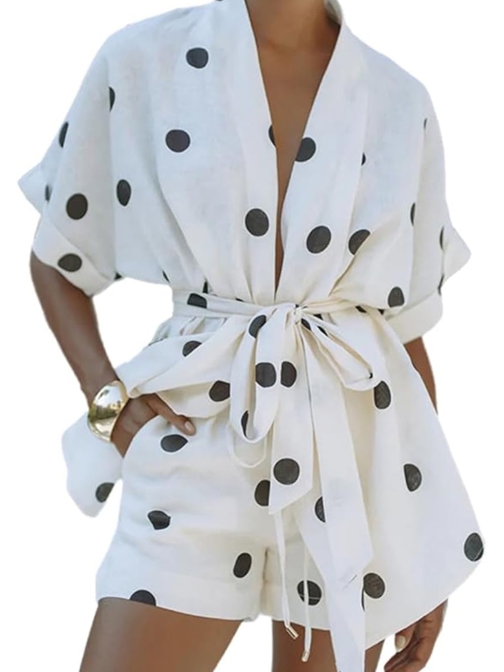 Polk Dot 2 piece shorts set